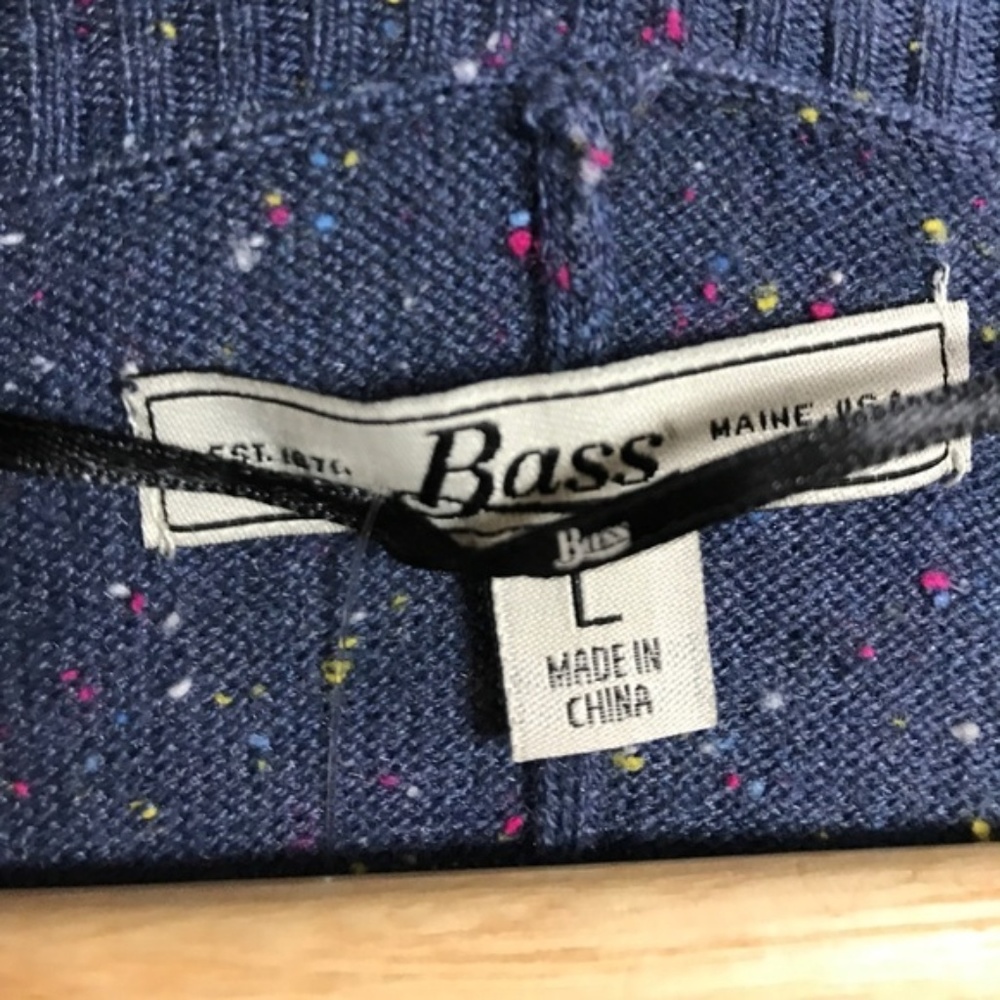 [G. H. Bass] Purple Knit Top New 03 - Picture 4 of 6